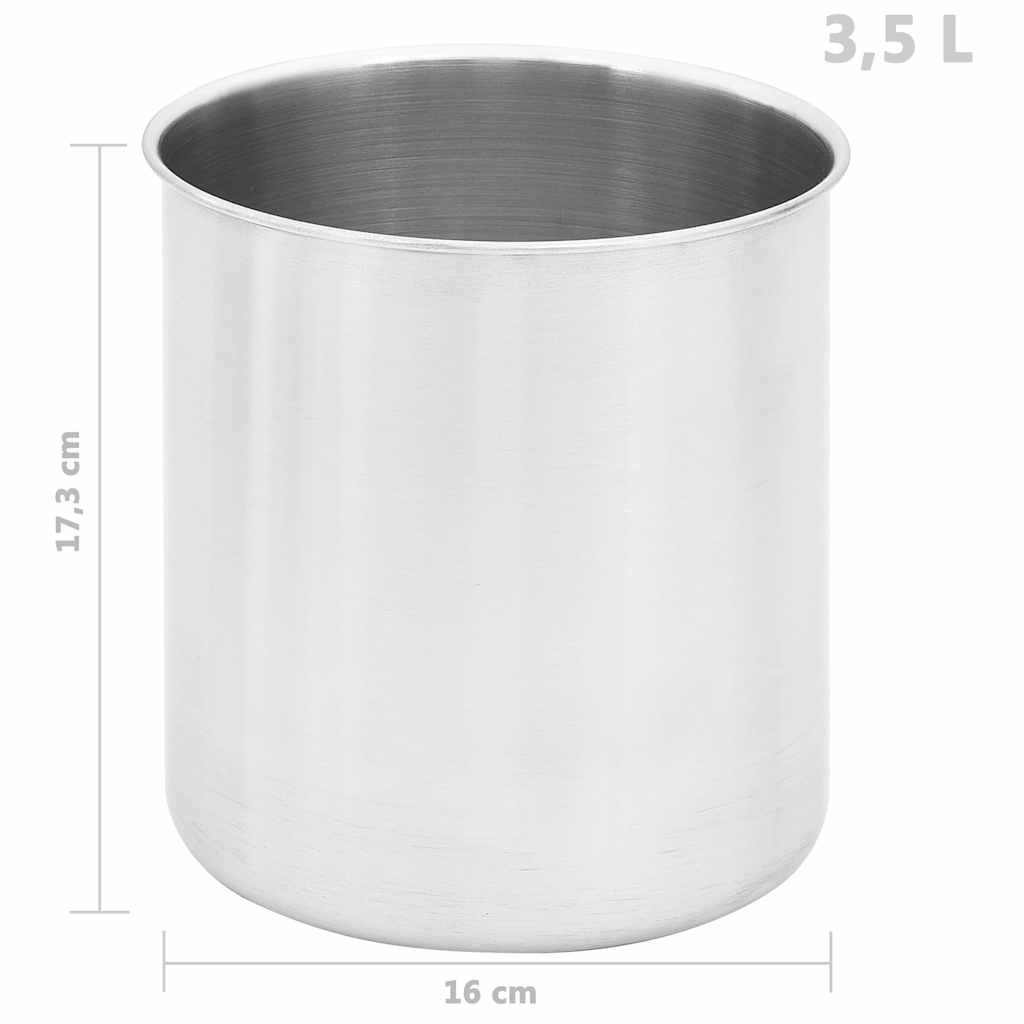 51233 vidaXL Sauce Dispenser Stainless Steel 2 x 3,5 L