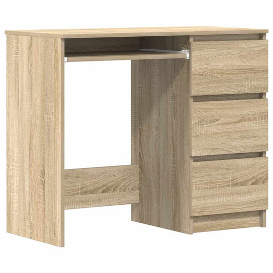 801376 vidaXL Desk Sonoma Oak 90x45x76 cm Engineered Wood 801376 vidaXL Desk Sonoma Oak 90x45x76 cm Engineered Wood