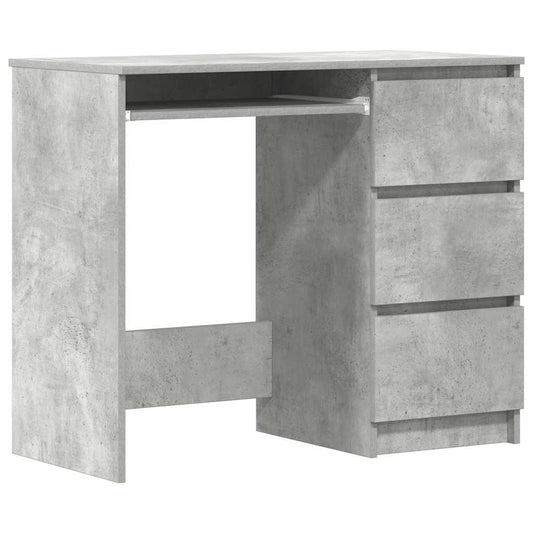 801377 vidaXL Desk Concrete Grey 90x45x76 cm Engineered Wood 801377 vidaXL Desk Concrete Grey 90x45x76 cm Engineered Wood
