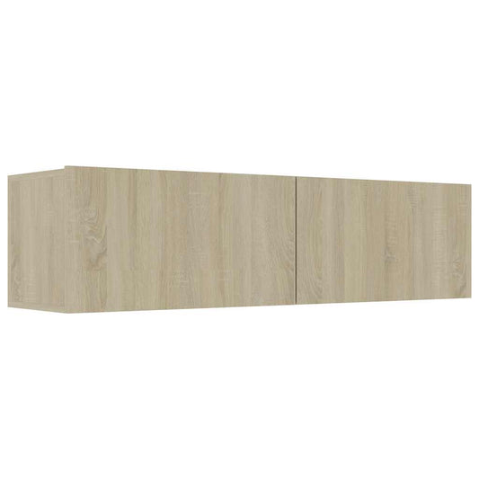 TV Cabinet | Sonoma oak | Engineered wood | 120 x 30 x 30 cm | Drop-Down TV Cabinet | Sonoma oak | Engineered wood | 120 x 30 x 30 cm | Drop-Down