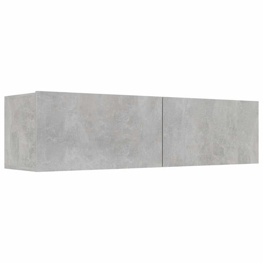 TV Cabinet Concrete Grey 120x30x30 cm Engineered Wood TV Cabinet Concrete Grey 120x30x30 cm Engineered Wood