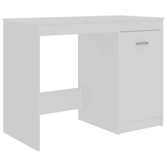 Desk White 100x50x76 cm Engineered Wood Desk White 100x50x76 cm Engineered Wood