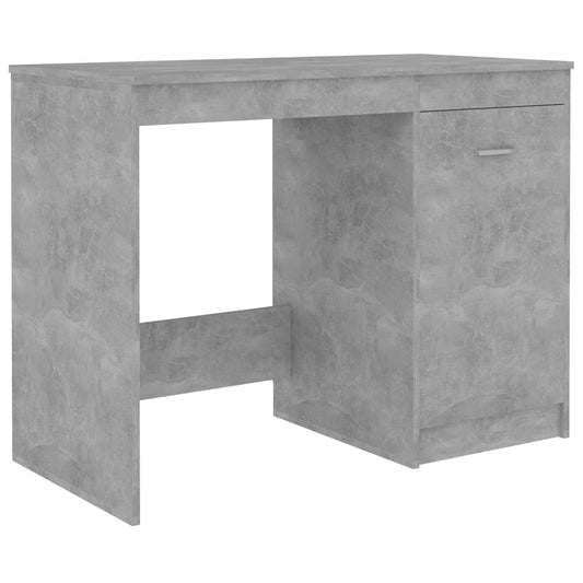 Desk Concrete Grey 100x50x76 cm Engineered Wood Desk Concrete Grey 100x50x76 cm Engineered Wood