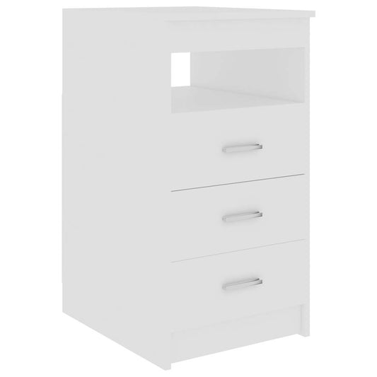 801805 vidaXL Drawer Cabinet White 40x50x76 cm Engineered Wood 801805 vidaXL Drawer Cabinet White 40x50x76 cm Engineered Wood