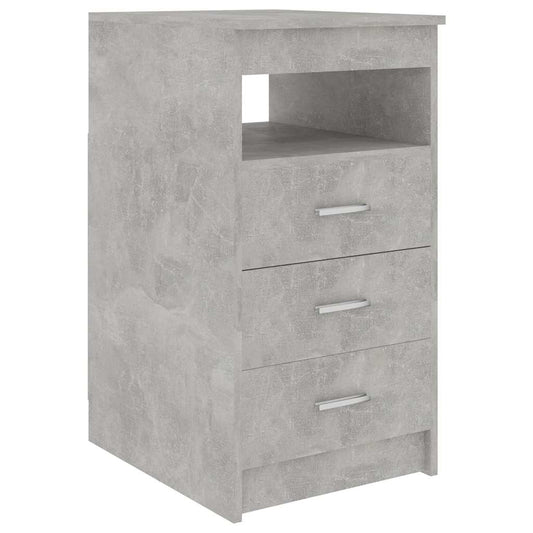 Drawer Cabinet Concrete Grey 40x50x76 cm Engineered Wood Drawer Cabinet Concrete Grey 40x50x76 cm Engineered Wood
