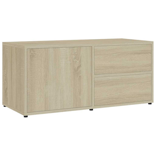 801853 vidaXL TV Cabinet Sonoma Oak 80x34x36 cm Engineered Wood 801853 vidaXL TV Cabinet Sonoma Oak 80x34x36 cm Engineered Wood