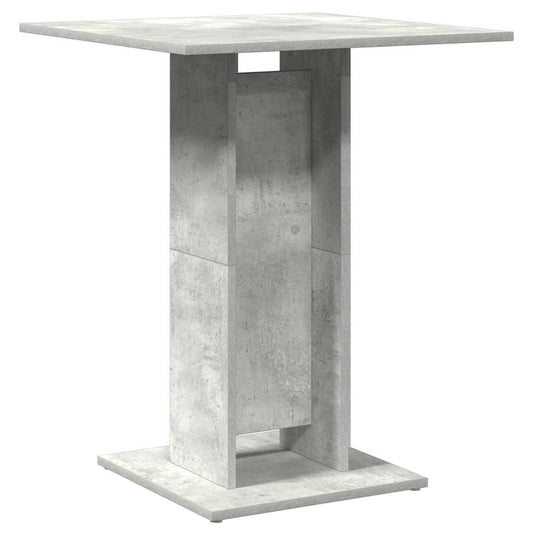 Bistro Table Concrete Grey 60x60x75 cm Engineered Wood Bistro Table Concrete Grey 60x60x75 cm Engineered Wood