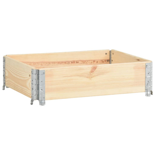 Pallet Collar 60x80 cm Solid Pine Wood Pallet Collar 60x80 cm Solid Pine Wood
