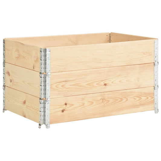 Pallet Collars 3 pcs 50x100 cm Solid Pine Wood Pallet Collars 3 pcs 50x100 cm Solid Pine Wood