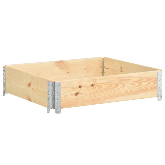 Pallet Collar 100x100 cm Solid Pine Wood Pallet Collar 100x100 cm Solid Pine Wood