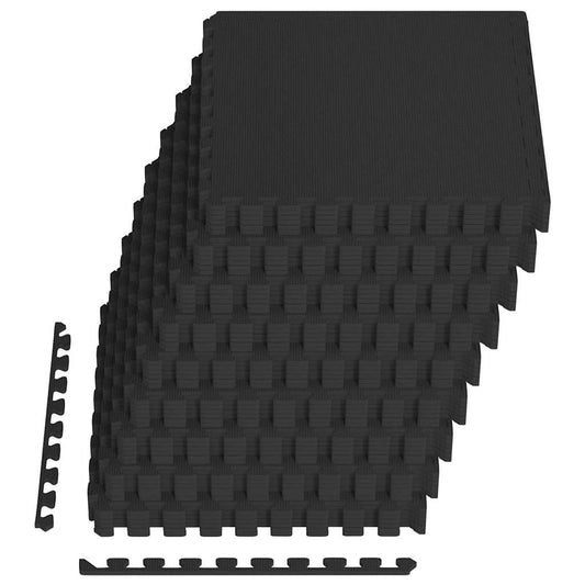 Floor Mats 54 pcs 4.86㎡ EVA Foam Black Floor Mats 54 pcs 4.86㎡ EVA Foam Black