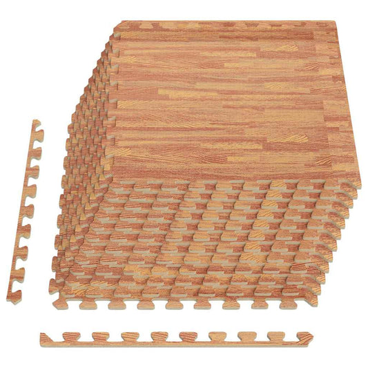 92459 vidaXL Floor Mats 12 pcs Wood Grain 4,32 ㎡ EVA Foam 92459 vidaXL Floor Mats 12 pcs Wood Grain 4,32 ㎡ EVA Foam