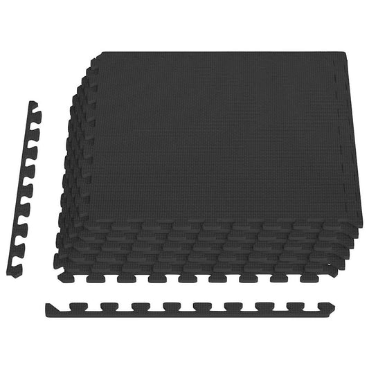 92461 vidaXL Floor Mats 6 pcs 2,16 ㎡ EVA Foam Black 92461 vidaXL Floor Mats 6 pcs 2,16 ㎡ EVA Foam Black