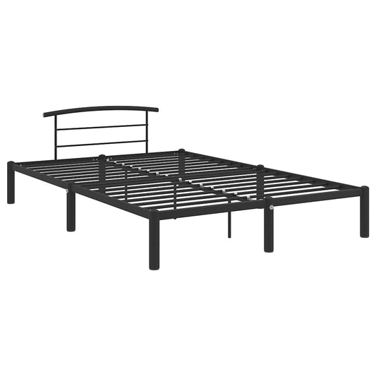284658 vidaXL Bed Frame without Mattress Black Metal 120x200 cm 284658 vidaXL Bed Frame without Mattress Black Metal 120x200 cm
