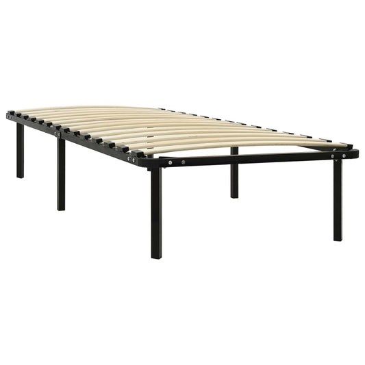 Bed Frame | Black | Metal | Single | Durable | Bed Frame | Rectangular Bed Frame | Black | Metal | Single | Durable | Bed Frame | Rectangular