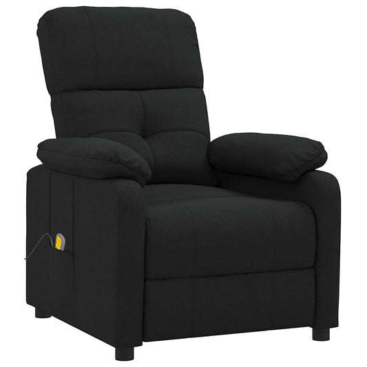 Massage Chair Black Fabric Massage Chair Black Fabric