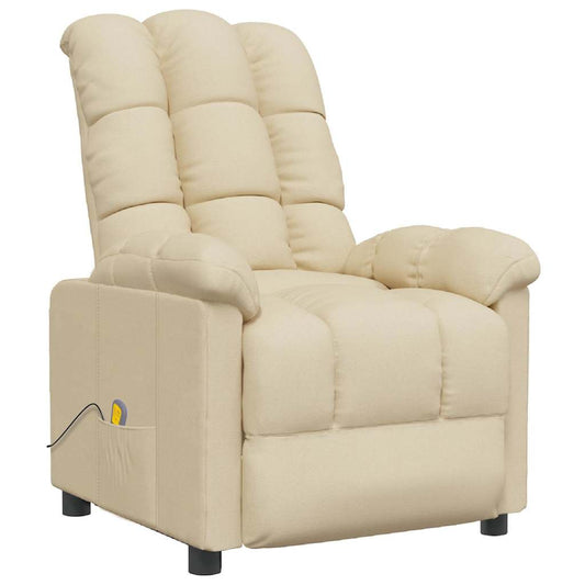 Massage Chair Cream Fabric Massage Chair Cream Fabric