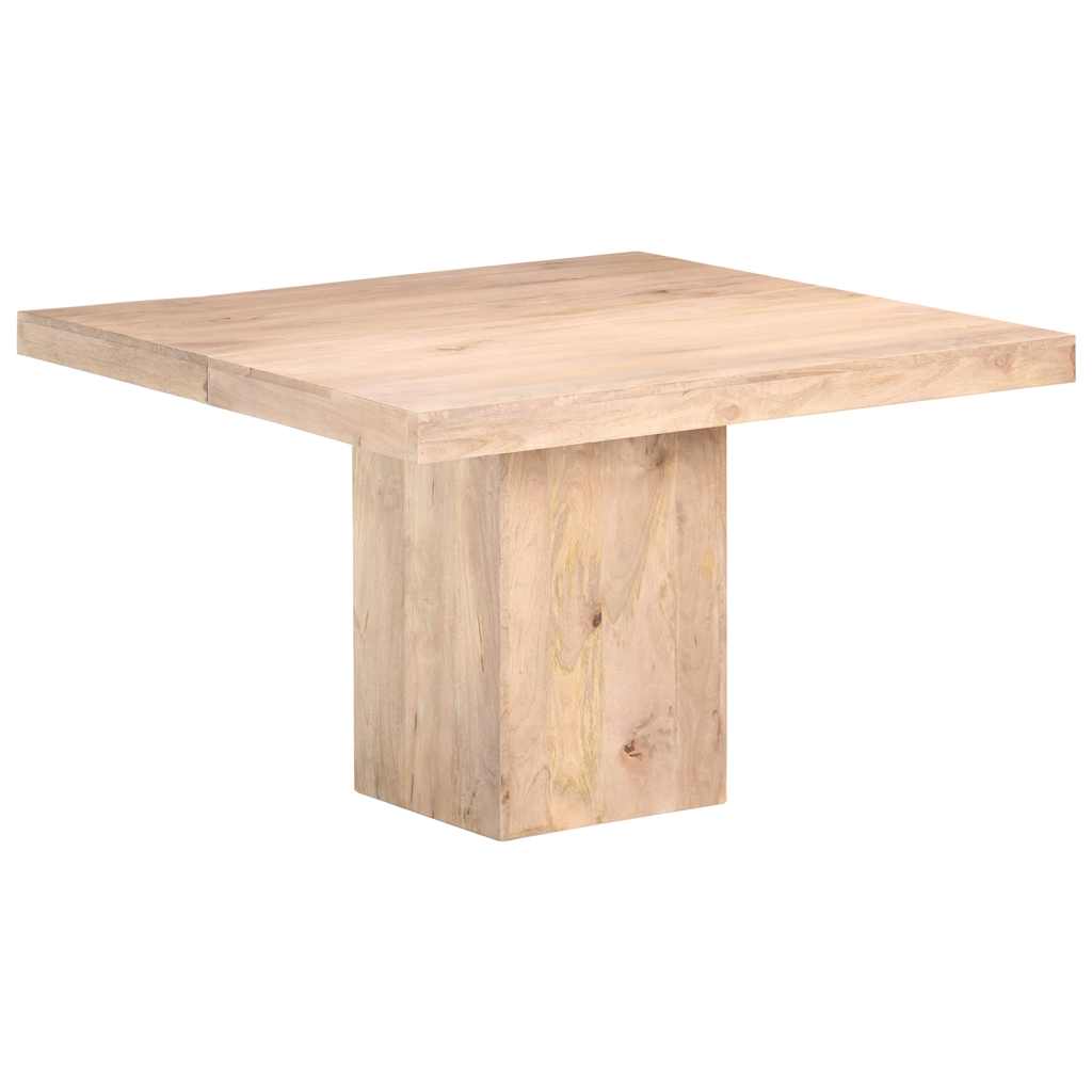 288117 vidaXL Dining Table 120x120x77 cm Solid Mango Wood