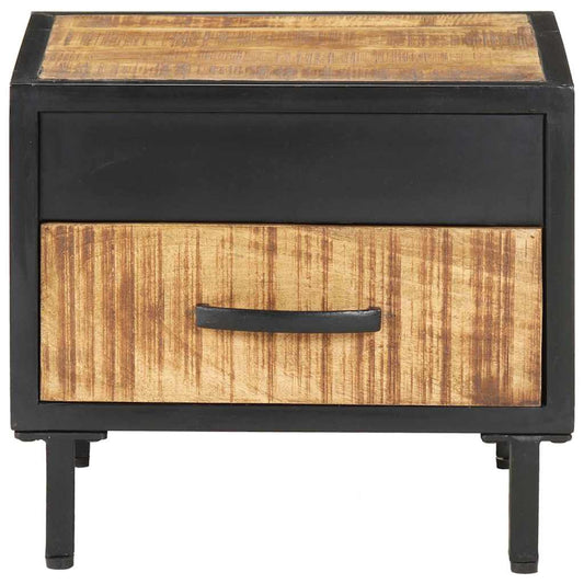 288472 vidaXL Bedside Cabinet 40x40x35 cm Rough Mango Wood 288472 vidaXL Bedside Cabinet 40x40x35 cm Rough Mango Wood
