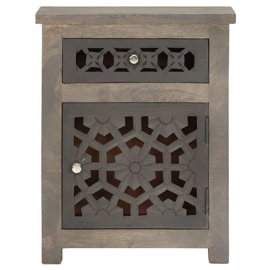 288101 vidaXL Bedside Cabinet 40x30x50 cm Solid Mango Wood 288101 vidaXL Bedside Cabinet 40x30x50 cm Solid Mango Wood