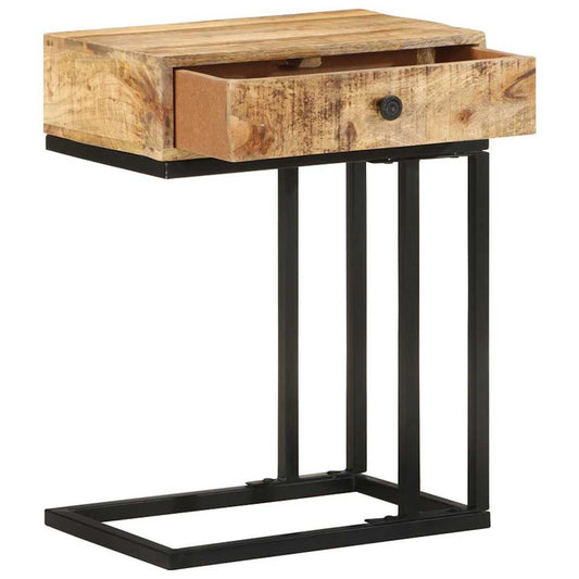 289091 vidaXL U-Shaped Side Table 45x30x61 cm Solid Mango Wood 289091 vidaXL U-Shaped Side Table 45x30x61 cm Solid Mango Wood
