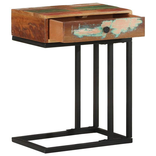 289092 vidaXL U-Shaped Side Table 45x30x61 cm Solid Reclaimed Wood 289092 vidaXL U-Shaped Side Table 45x30x61 cm Solid Reclaimed Wood