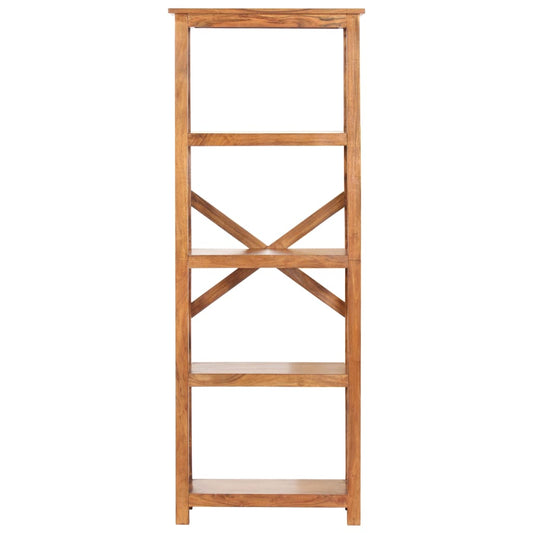 Bookshelf 60x30x160 cm Solid Acacia Wood Honey Finish Bookshelf 60x30x160 cm Solid Acacia Wood Honey Finish