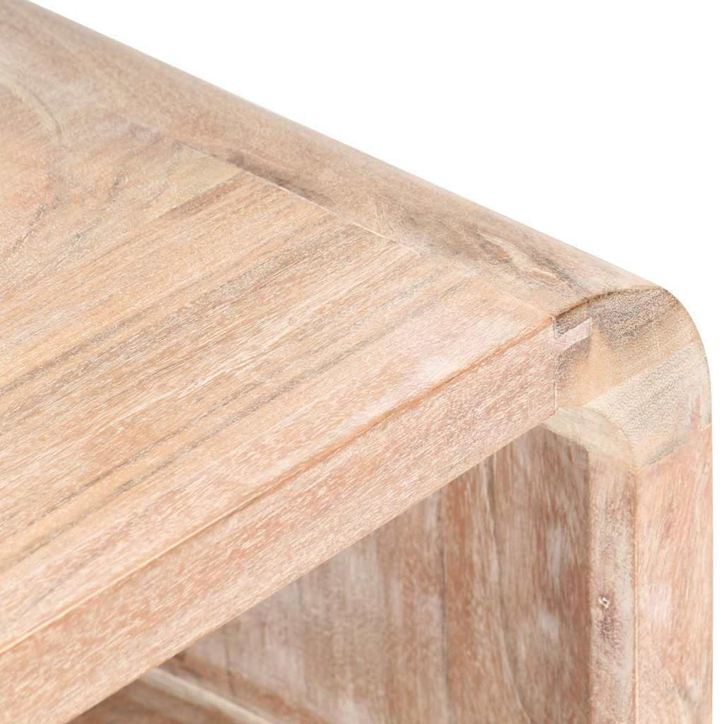 289632 vidaXL Bedside Table 40x30x60 cm Solid Acacia Wood