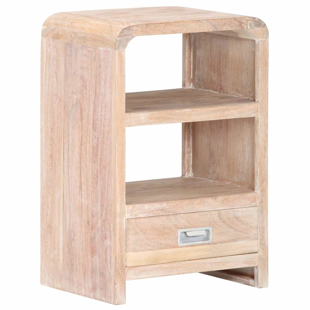 289632 vidaXL Bedside Table 40x30x60 cm Solid Acacia Wood