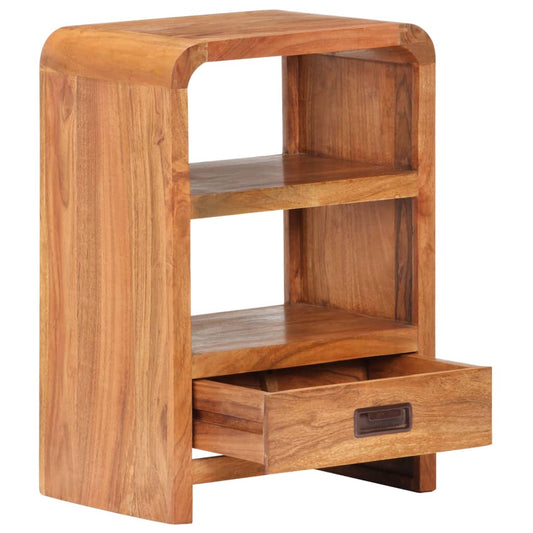 Bedside Table 40x30x60 cm Solid Acacia Wood Honey Finish Bedside Table 40x30x60 cm Solid Acacia Wood Honey Finish