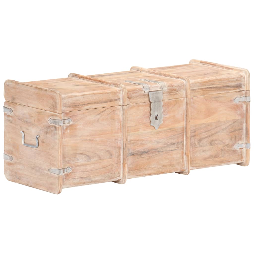 289644 vidaXL Storage Chest 90x40x40 cm Solid Acacia Wood