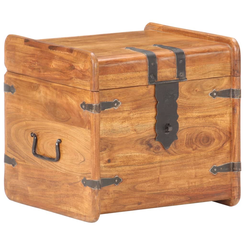 289647 vidaXL Chest 40x40x40 cm Solid Acacia Wood