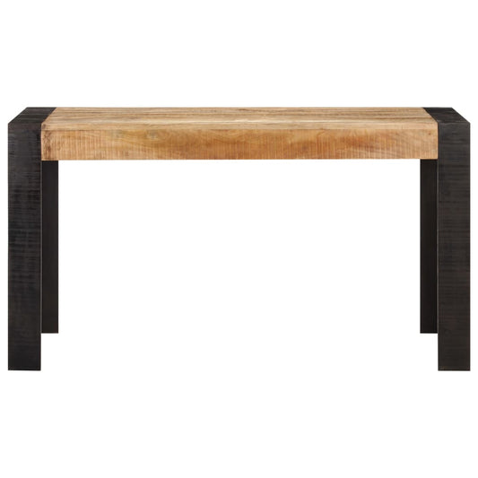Dining Table 140x70x76 cm Solid Rough Mango Wood Dining Table 140x70x76 cm Solid Rough Mango Wood