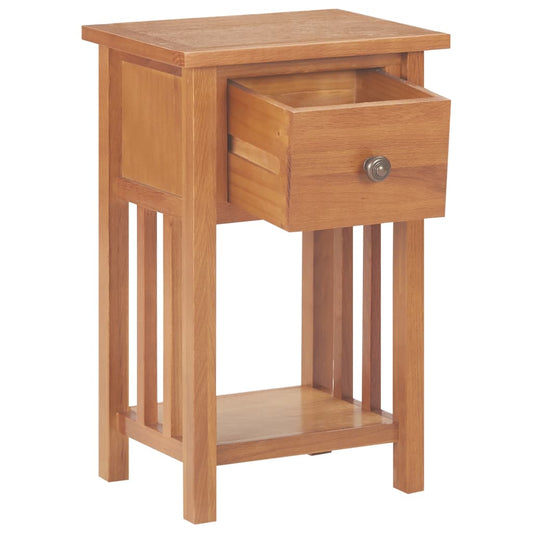 Magazine Table with Drawer 35x27x55 cm Solid Oak Wood Magazine Table with Drawer 35x27x55 cm Solid Oak Wood