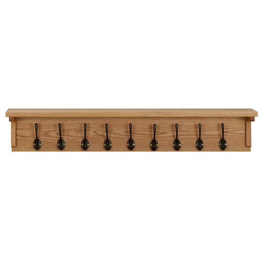 Coat Rack 90x16x16 cm Solid Oak Wood Coat Rack 90x16x16 cm Solid Oak Wood