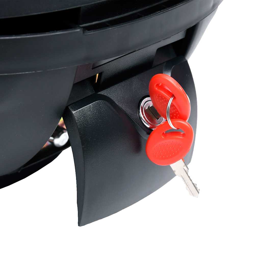 150669 vidaXL Motorbike Top Case 35 L for Single Helmet