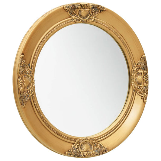 Wall Mirror Baroque Style 50 cm Gold Wall Mirror Baroque Style 50 cm Gold