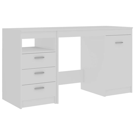 Desk White 140x50x76 cm Engineered Wood Desk White 140x50x76 cm Engineered Wood