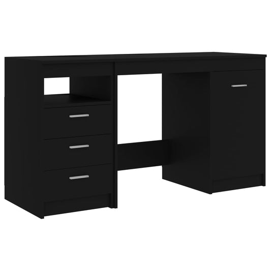 Desk Black 140x50x76 cm Engineered Wood Desk Black 140x50x76 cm Engineered Wood