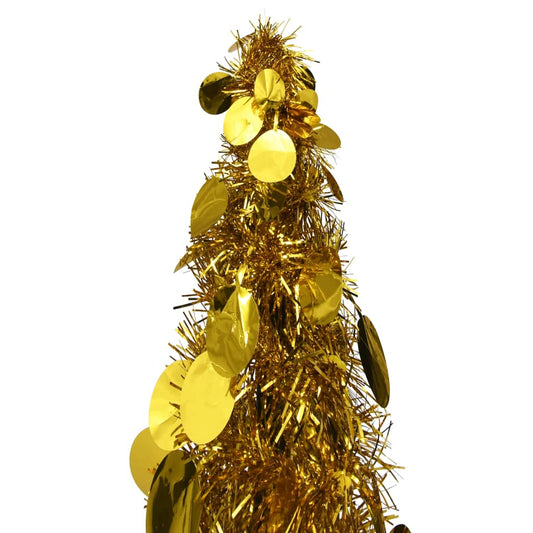 Pop-up Artificial Christmas Tree Gold 120 cm PET Pop-up Artificial Christmas Tree Gold 120 cm PET