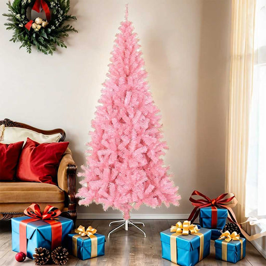 Artificial Christmas Tree with Stand Pink 180 cm PVC Artificial Christmas Tree with Stand Pink 180 cm PVC