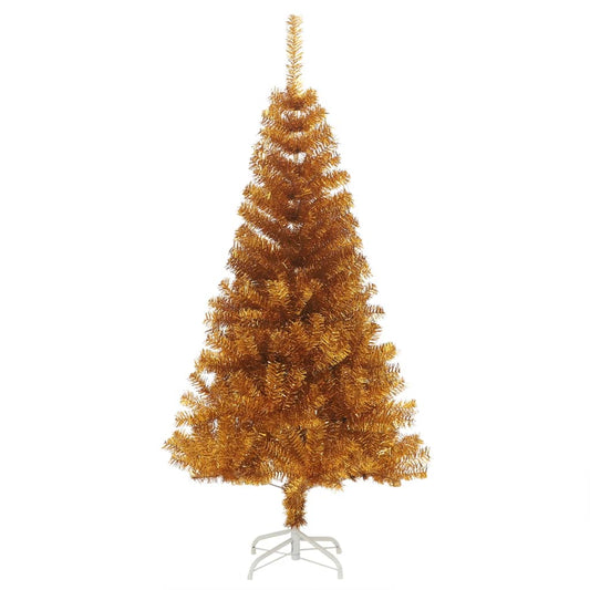 Artificial Christmas Tree with Stand Gold 150 cm PET Artificial Christmas Tree with Stand Gold 150 cm PET