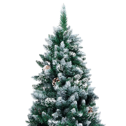 Artificial Christmas Tree with Pine Cones and White Snow 210 cm Artificial Christmas Tree with Pine Cones and White Snow 210 cm