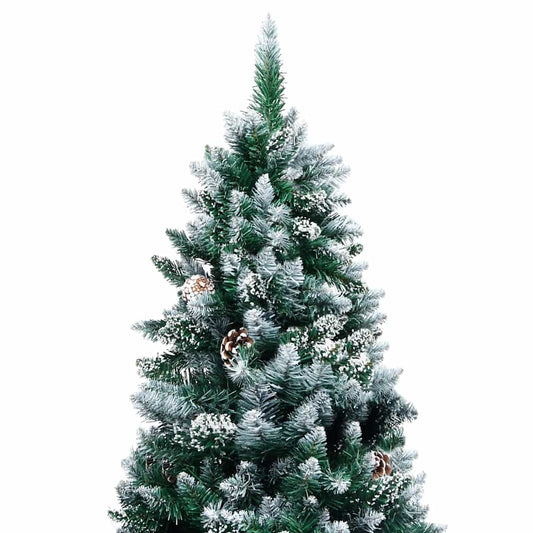 Artificial Christmas Tree with Pine Cones and White Snow 240 cm Artificial Christmas Tree with Pine Cones and White Snow 240 cm