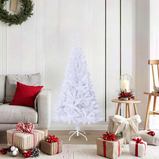 Artificial Christmas Tree with Thick Branches White 150 cm PVC Artificial Christmas Tree with Thick Branches White 150 cm PVC