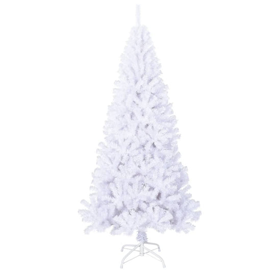 Artificial Christmas Tree with Thick Branches White 240 cm PVC Artificial Christmas Tree with Thick Branches White 240 cm PVC