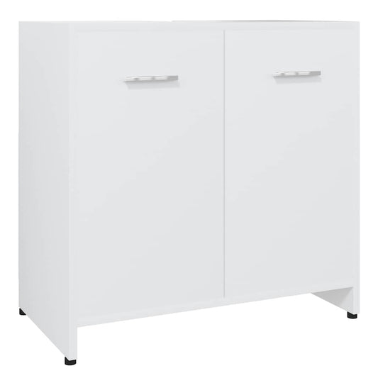 Bathroom Cabinet White 60x33x61 cm Engineered Wood Bathroom Cabinet White 60x33x61 cm Engineered Wood