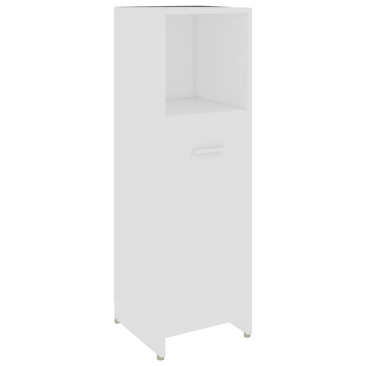 Bathroom Cabinet White 30x30x95 cm Engineered Wood Bathroom Cabinet White 30x30x95 cm Engineered Wood