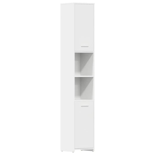 802597 vidaXL Bathroom Cabinet White 30x30x183,5 cm Engineered Wood 802597 vidaXL Bathroom Cabinet White 30x30x183,5 cm Engineered Wood