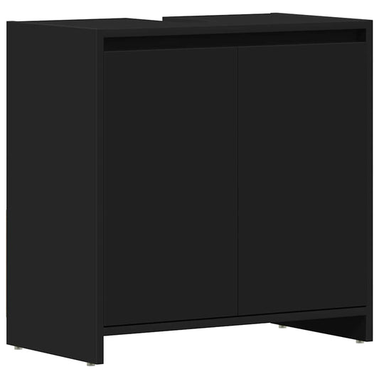 Bathroom Cabinet Black 60x33x60 cm Engineered Wood Bathroom Cabinet Black 60x33x60 cm Engineered Wood